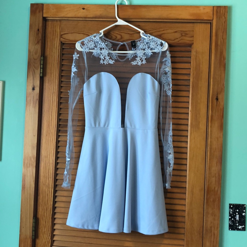 Blue dress